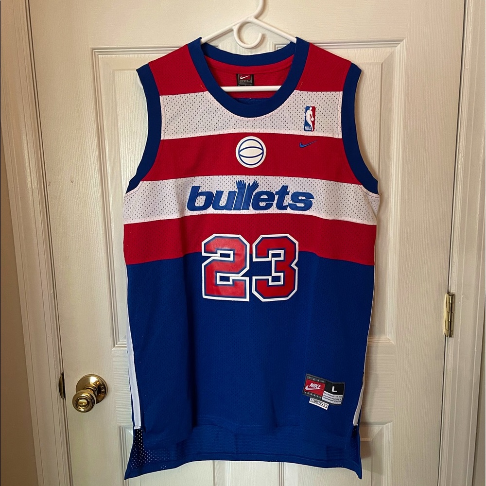 OFFER! Michael Jordan Large Washington Bullets Jersey Chicago Bulls